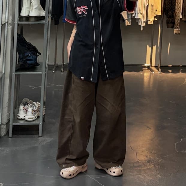 푸부 빈티지 베이스볼 반팔 져지 A2922