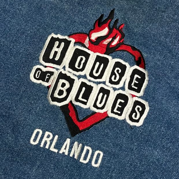 House of blues heart denim jacket