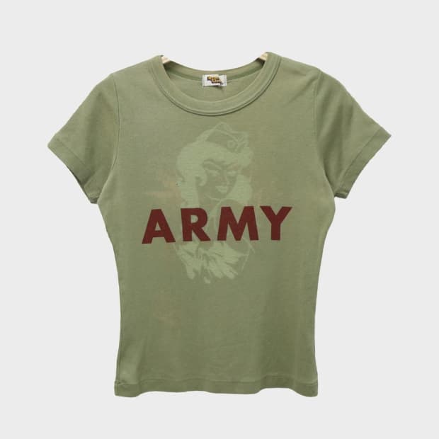 히스테릭 글래머 반소매 티셔츠 66810