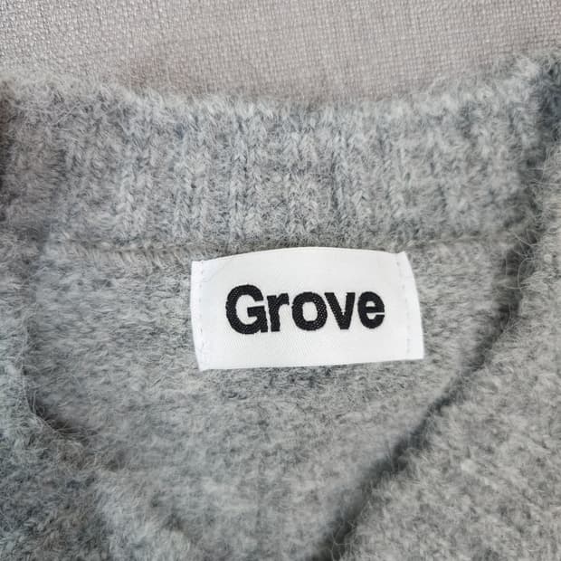 그로브 크롭 긴팔 니트