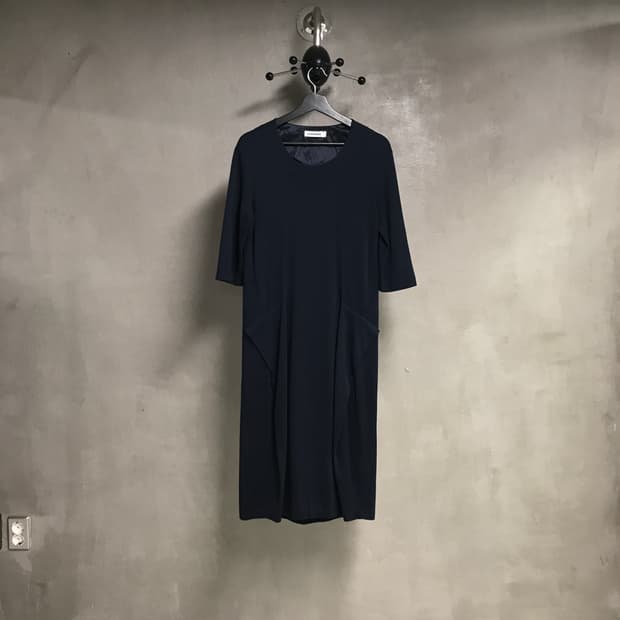 질샌더 네이비 원피스 F