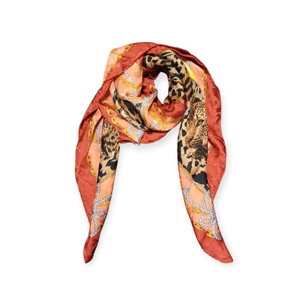 Giancarlo Milano 갸루 호피 실크스카프