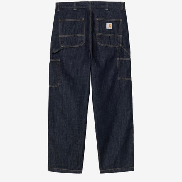 칼하트 OG 싱글 니 팬츠 카마노 블루 린스드