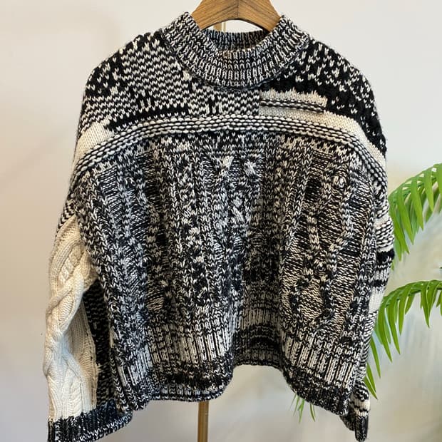 COS 페어아일 울 캐시미어 스웨터