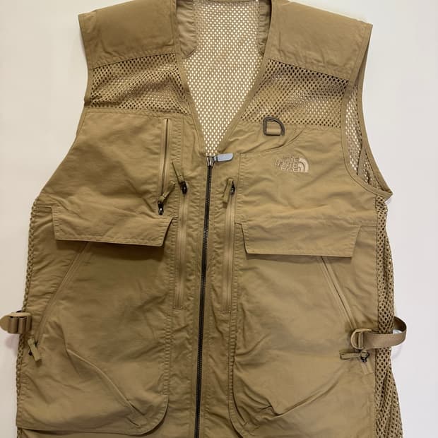 노스페이스 베이지 조끼 베스트(L사이즈)