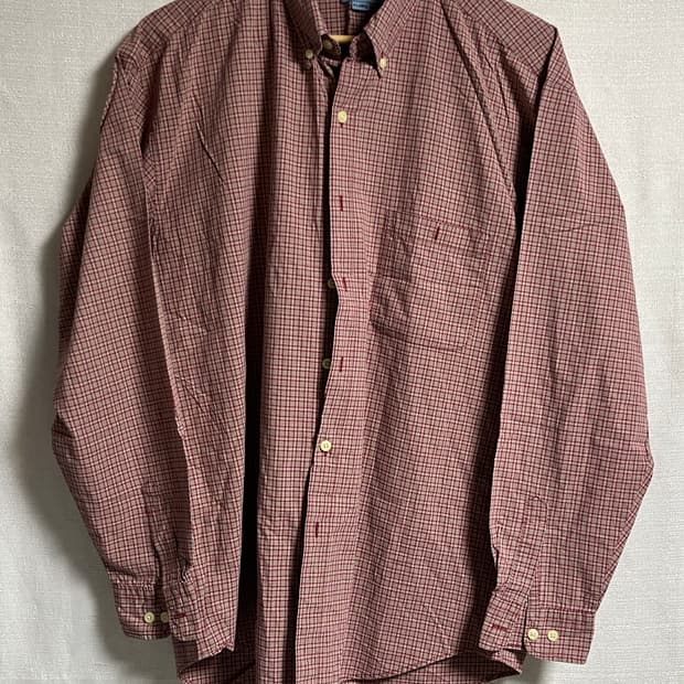 공용 yuro 다탄체크 셔츠 남방 XL