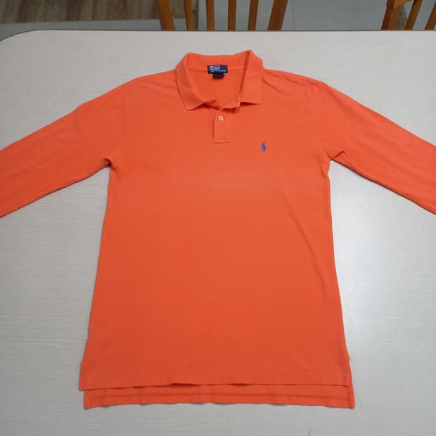 L100 POLO RALPH LAUREN 긴팔셔츠 오렌지색 L-665