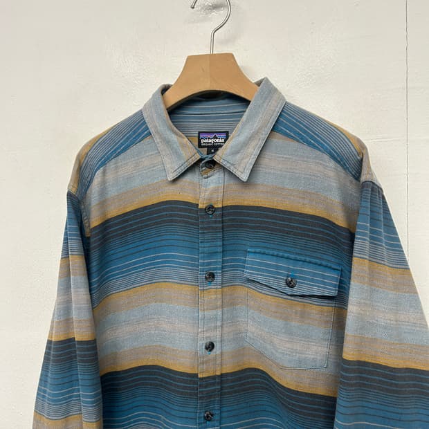 파타고니아 오가닉코튼 스트라이프 셔츠