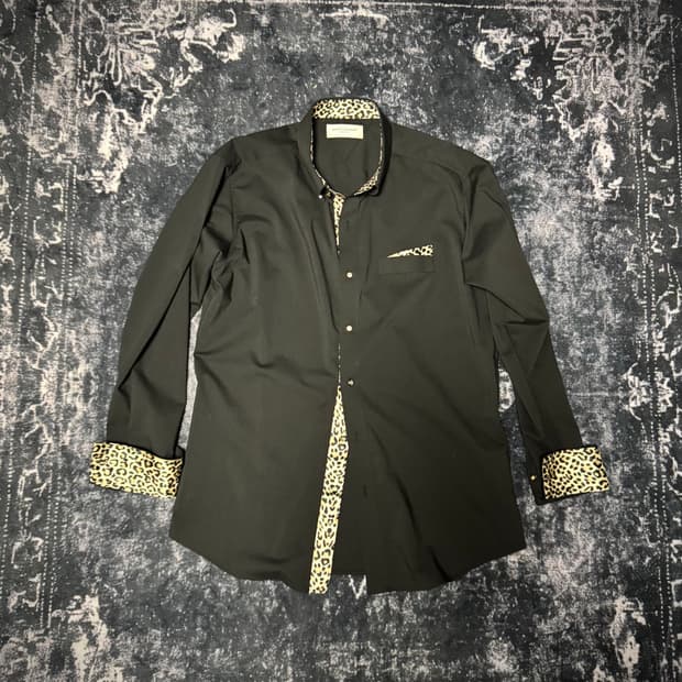 Vintage Leopard Detail Shirt