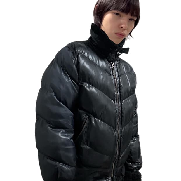 flying warm jacket 양털믹스 변형 하이넥 경량 패딩