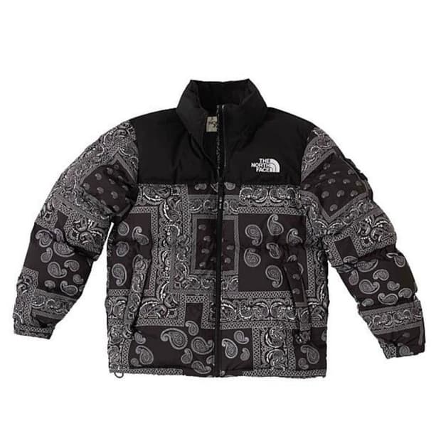 노스페이스 x 케이스스터디 눕시 반다나 블랙 XL