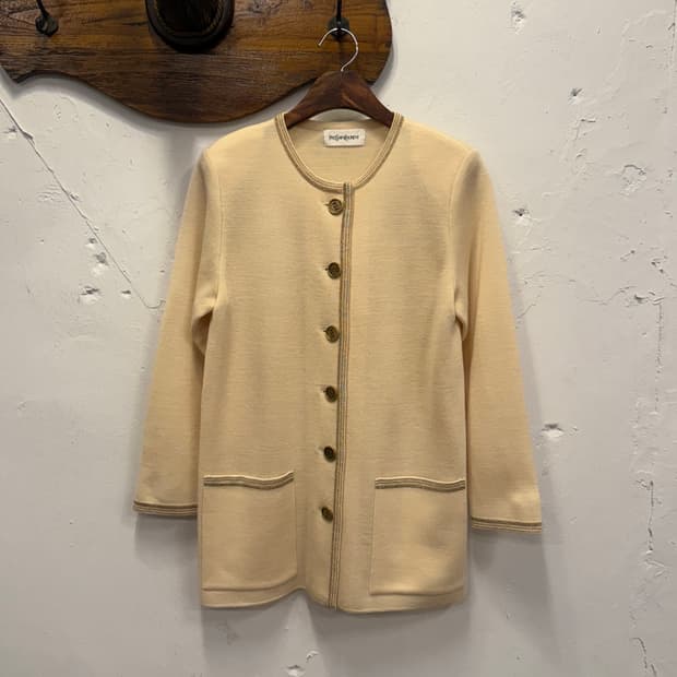 55) Yves Saint Laurent Wool Cardigan