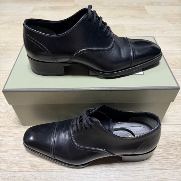 [S+급/8] 톰포드 엘칸 레이스업 구두 블랙