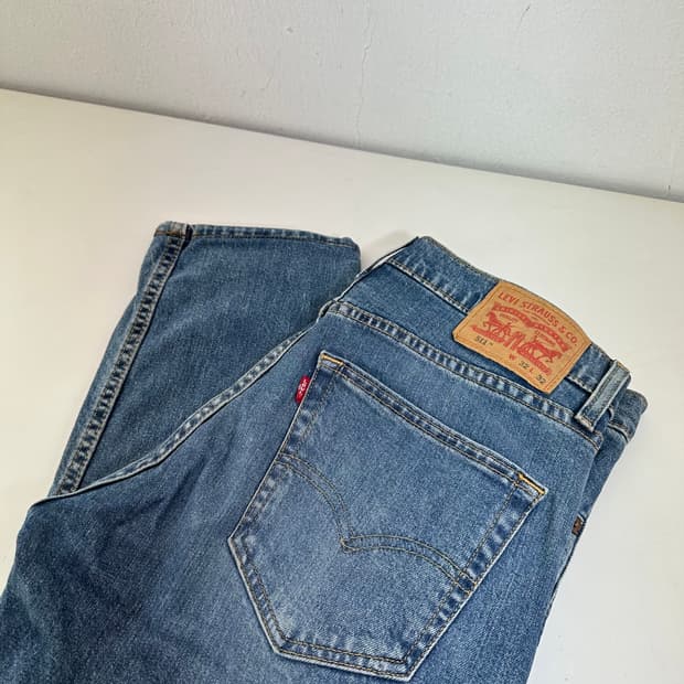 31 리바이스 511 연청 슬림스트레이트 데님팬츠