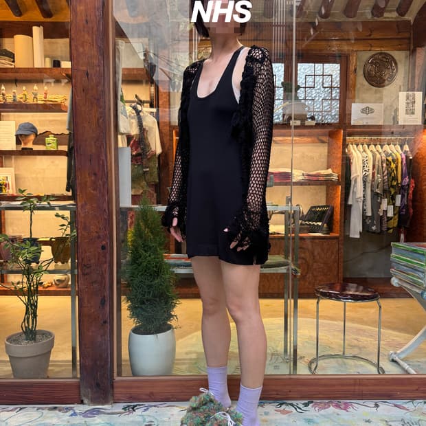 Studio Nicholson black short dress