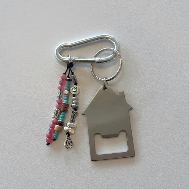 home sweet home 병따개 키링