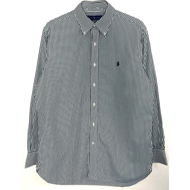 [L] 폴로 랄프로렌 코튼 자수로고 스트라이프 셔츠 클래식핏 이지케어