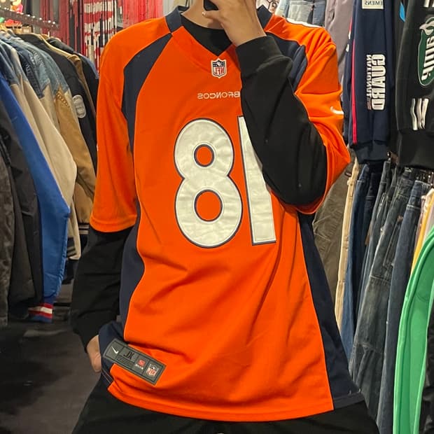 [IM] NFL X Nike MANNING 오렌지 No.18 반팔져지