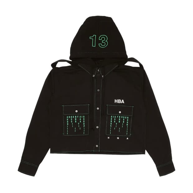 Hood by air 크롭 트러커 자켓