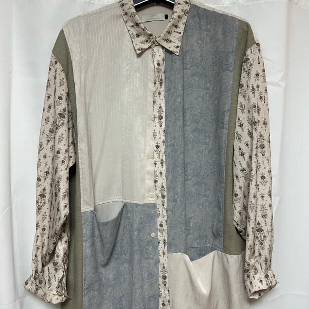 아모멘토 24FW 콜라주 셔츠 L