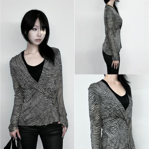 막스 마라 드레이프 탑