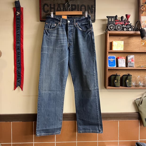 00's 리바이스 501 데님 32x32 Size Egypt 데드스탁