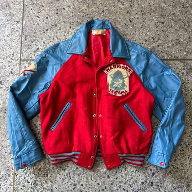 [L] 80s Bonwitt 캐나다 빈티지 바시티 자켓