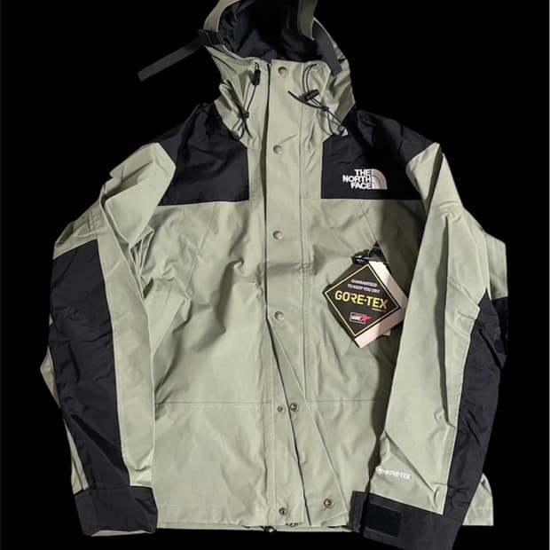 노스페이스 1990 고어텍스 카키 자켓 xl