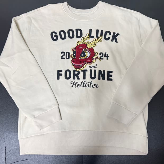 홀리스터 굿 럭 포춘 맨투맨