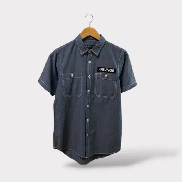 빔즈 BEAMS 스티치 카고 워크셔츠 S