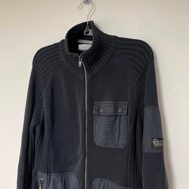 CK Knit zip-up