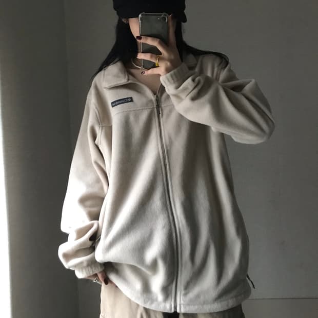 콜롬비아 아이보리 후리스