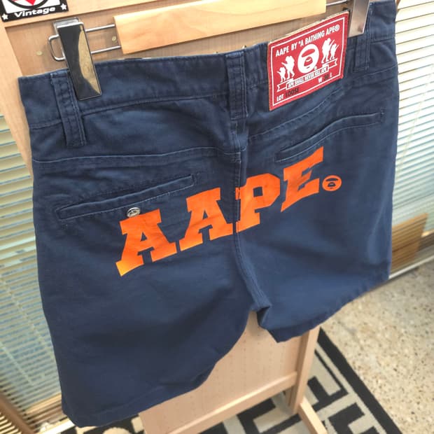 AAPE BY A BATHING APE 숏팬츠!