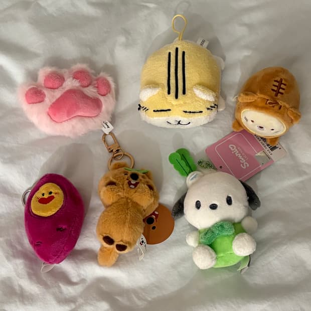 인형 키링 ( 포차코 / 쿼카 / 햄스터 / 스밋코 등등)