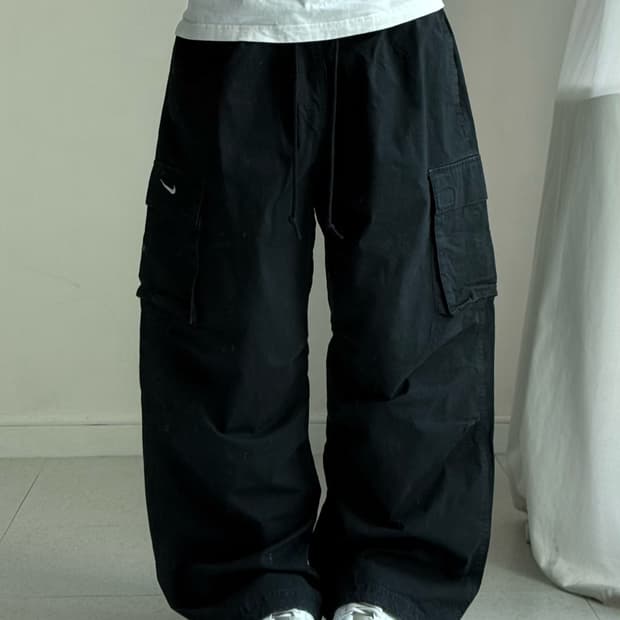 나이키 블랙 카고팬츠