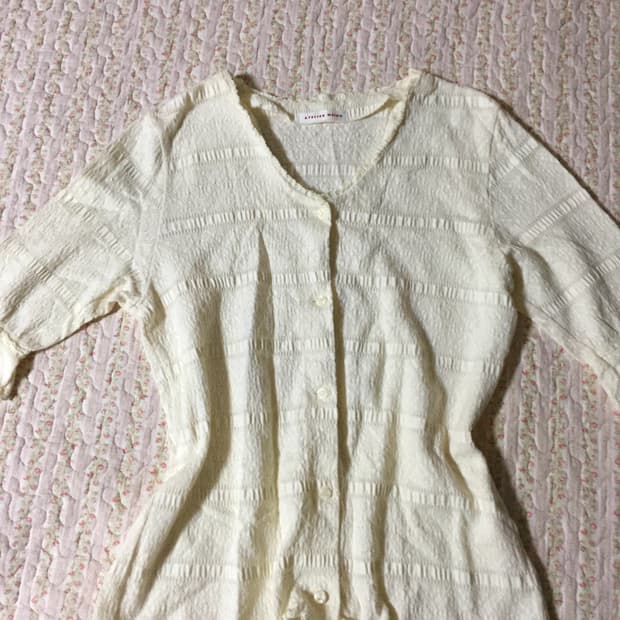 Vintage yellow summer cardigan 