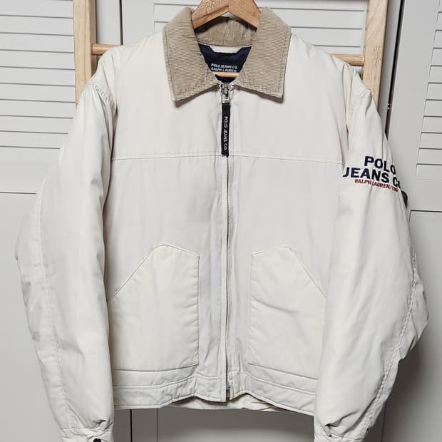 폴로 진스 랄프로렌 코듀로이 패딩 자켓