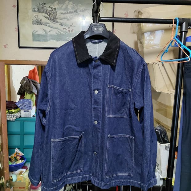 [GU]데님 초어 자켓 XL(105~110)사이즈