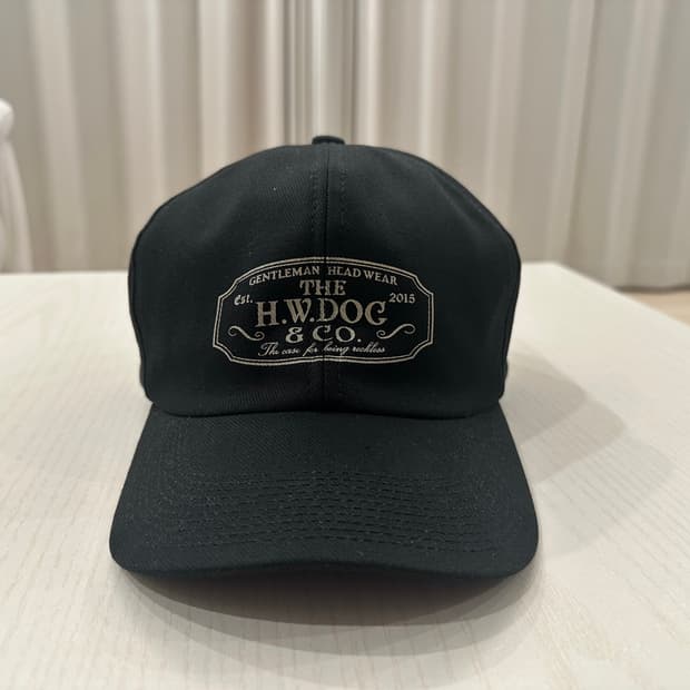 THE H.W.DOG&CO 트러커캡 블랙 L 40사이즈
