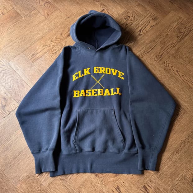 [L]80's 챔피온 리버스위브 베이스볼 후드 티셔츠