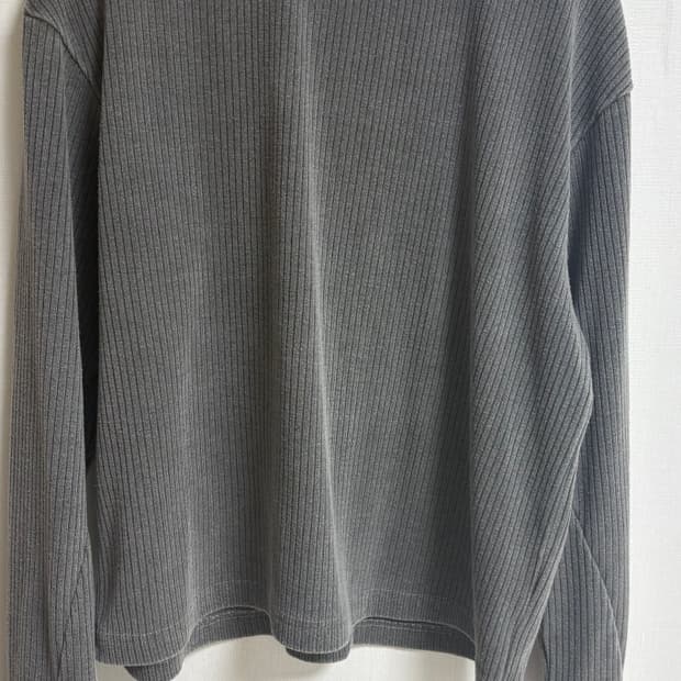 다이브인 패플서 RIBBED LONG SLEEVE (DARK GRAY)