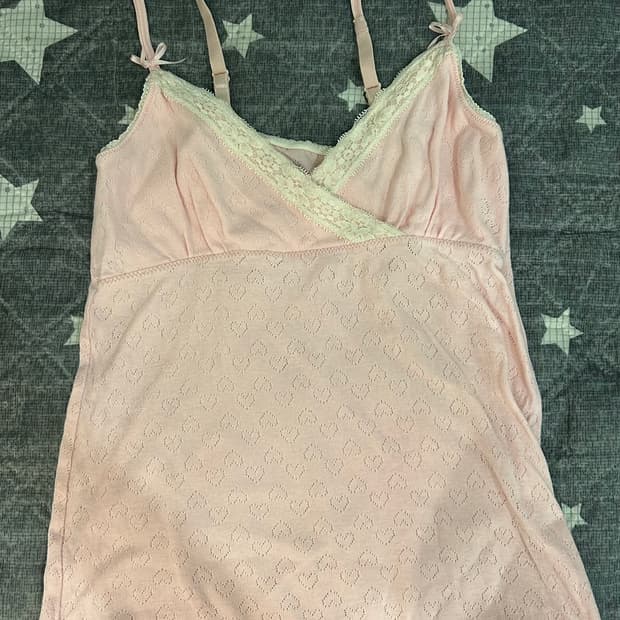 핑크 슬리브리스