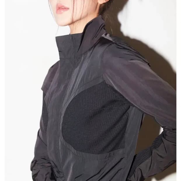 딥인블루 크롭 자켓