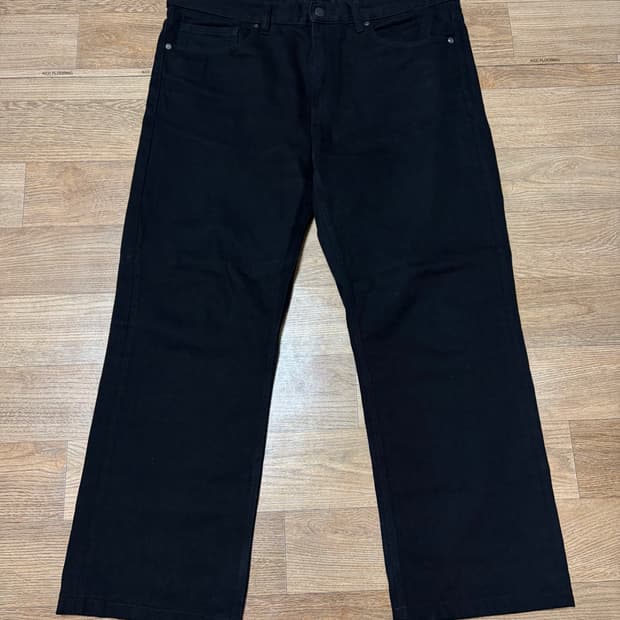 38in)무신사스탠다드 블랙 데님 팬츠