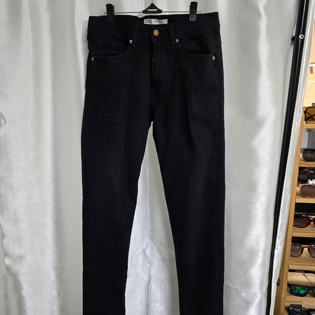 자라 블랙 데님 팬츠 (1446)
