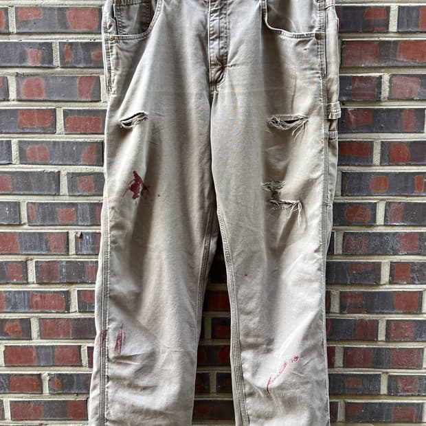 [36] 칼하트 105138 싱글니 카펜터 팬츠 페인트 워크웨어