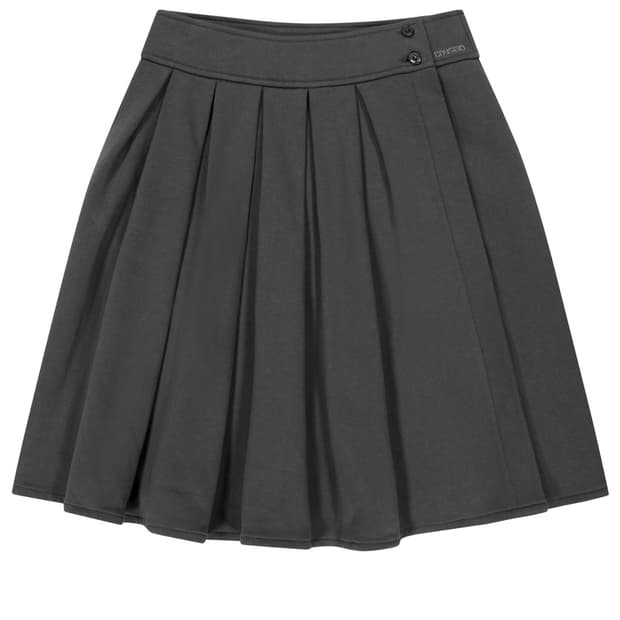 COZY SWEAT WRAP SKIRT 차콜 1