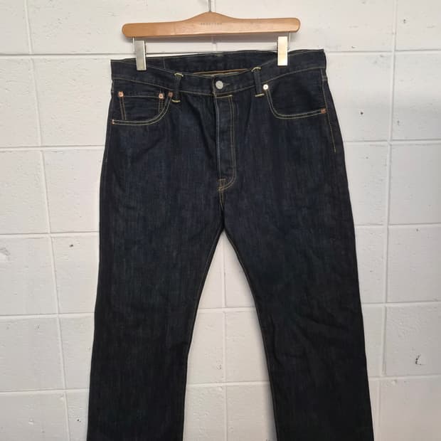 36) 리바이스 501 인디고 데님 팝니다