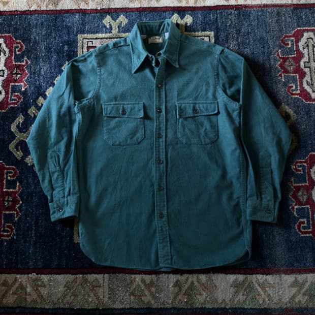 90s 엘엘빈 made in Usa 샤모아 셔츠
