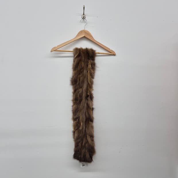 밍크 브라운 머플러